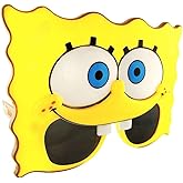 Sun-Staches Official Spongebob Glasses | Spongebob or Patrick Costume Accessory | UV 400 | One Size Fits Most