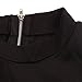 Dearlovers Women Zip Back Solid Blouse Top XX-Large Black