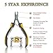 Cuticle Nipper - Maximum Comfort Grips - Half Jaw - Izy Trends Cute Nipps 2.0 - Salon Quality Cuticle Remover And Cutter - Stainless Steel Cuticle Nippers