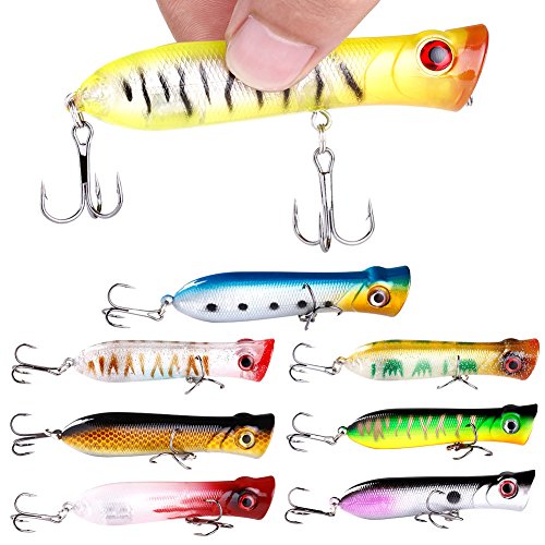 Sougayilang-Fishing-Lures-Topwater-Pencil-Popper-Plastic-Casting-Trolling-Fish-Crankbaits