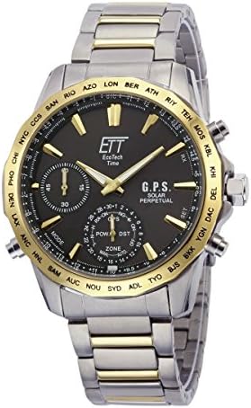 Eco Tech Time Solar Drive GPS Satellite Wave II Men's Watch EGT 11364 65 m Titan World Timer Watch