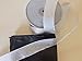 Glitter Ribbon 1.5 inch. Huge 50 Yard Gift Ribbon Roll. Metallic Silver. By Drency Ribbons