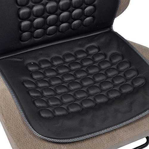 Magnetic Bubble Seat Cushion - Massage Therapy - 1pc Padded Cover (Black) - Thumbnail 5