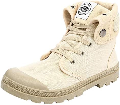FORUU Women Boots Palladium Style Fashion High-top Military Ankle Shoes Casual Shoes