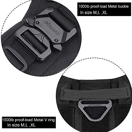image for ICEFANG Tactical Dog Harness,K9 Working Dog Vest,No Pulling Front Clip