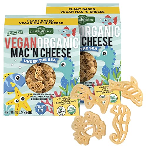Pastabilities Vegan Organic Kids Under the Sea Fun Pasta Shapes Mac and
