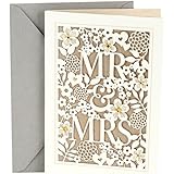Hallmark Wedding Card (Mr. & Mrs.)