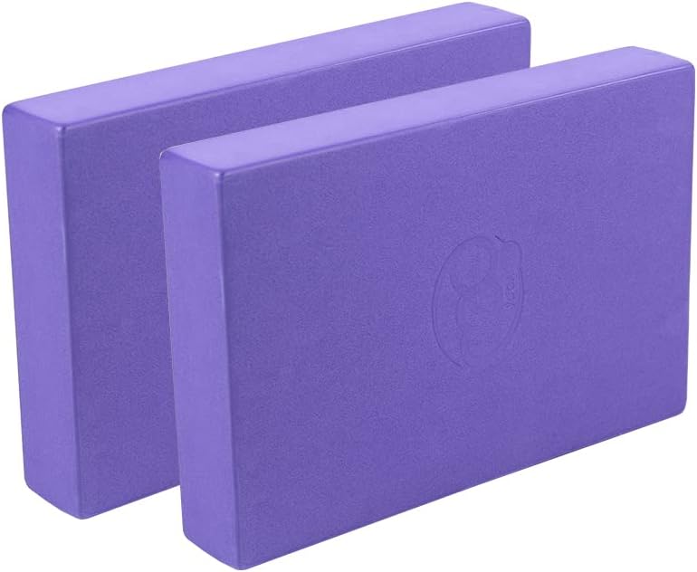 Yoga-Mad EVA Yoga Block Set of 2 30x20x5 cm High Density Non Slip