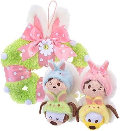 Amazon ツムツム ぬいぐるみ イースター ミッキー フレンズ リース Tsum Tsum ぬいぐるみ おもちゃ
