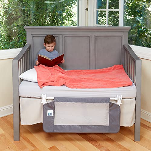 hiccapop Convertible Crib Bed Rail for Toddlers Crib Rail Guard, Toddler Bed Rail for Crib