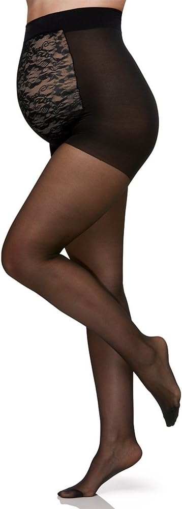 Berkshire Women's Maternity Light Support Pantyhose - Reinforced Toe