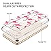 MOSNOVO Compatible for iPhone SE 2022 Case/iPhone SE 3 Case 2022 / iPhone SE 2020 Case/iPhone 8 Case/iPhone 7 Case, Flamingo Design for Women Girl with Shockproof TPU Bumper Back Clear Cover