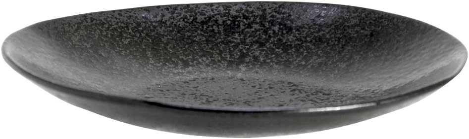 Rustico C52909 Black Ironstone Coupe Bowl, 27 cm (Pack of 4)
