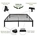 45MinST 14 Inch Platform Bed Frame/Easy Assembly Mattress Foundation / 3000lbs Heavy Duty Steel Slat/Noise Free/No Box Spring Needed, Twin/Full/Queen/King/Cal King(Cal King)