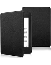 KIMATOT Case for Kindle Paperwhite 11th Generation 6.8" and Kindle Paperwhite Signature Edition 2021 Release - All-New PU Leather Protective Cover, Lightweight Sleeve with Auto Sleep Wake, Black