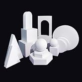 14PCS Product Photography Props: Small Product Photoshoot Props | Hard Foam Photo Props for Jewelry Cosmetics Mini Items Picture