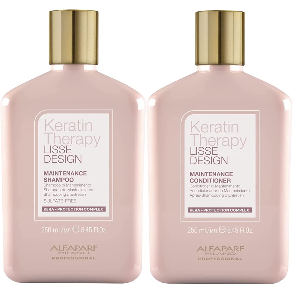 Alfaparf Lisse Design Maintenance Shampoo & Conditioner DUO 8.45oz each by AlfaParf