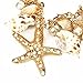 Gamesalor Women's Ocean Multi Starfish Sea Star Conch Shell Pearl Chain Beach Bracelet