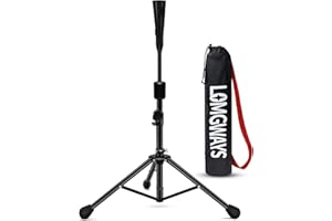 FDLS Baseball Batting tee for Adults and Youth Teens, Portable Tripod Stand Base Tee Easy Adjustable Height for Hitting Train