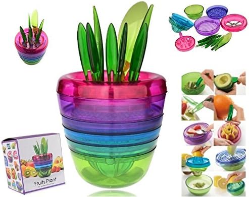 Bigshopkart Fruits-Plant Multi Kitchen Tool Set (10 Tools In One Plant) Made In Japan