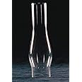 B&P Lamp® 1 5/8 Inch by 6 1/2 Inch Clear Glass Lamp Chimney for Vintage and Antique Style Lighting