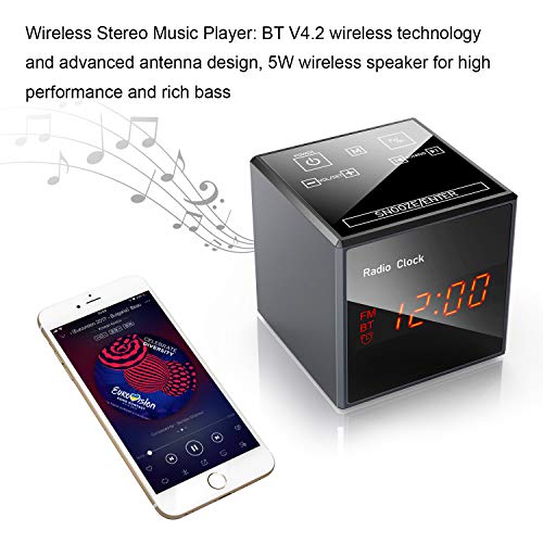 Hidden Camera Clock WiFi Spy Cameras Alarm Clock Radio Nanny