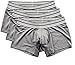 Mr. Davis Men's Trunks Cut Boxer Brief Underwear - 3 Pack