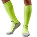 RADIASTIC Boys Soccer Socks Compression, Blue & Orange & Green, Pack of 3