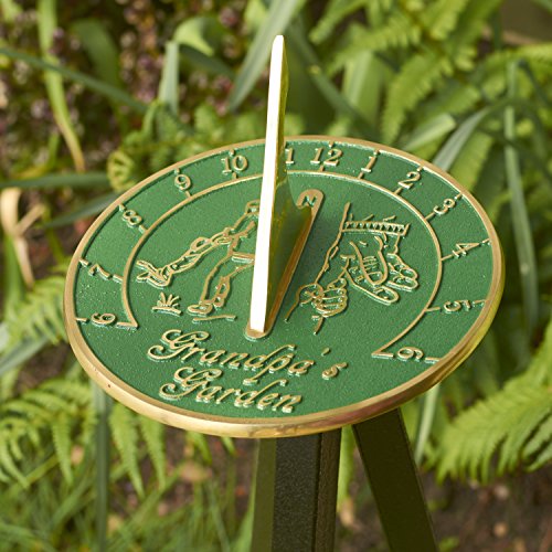 The Metal Foundry Grandpa’s Garden Sundial Gift. Looking For The Best Present Idea For A Special Grandpa For His Birthday, Christmas Or Fathers Day?