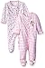 Gerber Baby Girls' 2-Pack Sleep 'N Play-Closeout, Little Pink Flowers, 0-3 Months