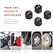 ZEEPIN TPMS Solar Power Universal, Wireless Tire Pressure Monitoring System with 4 DIY Sensors, Real-time Displays 4 Tires' Pressure and Temperature TPMS
