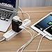MOCREO Travel Adapter, International Travel Charger Adapter World Plug Adapter Built-in 2.1A Dual USB Ports - Universal AC Socket - Safety Fuse (Black)