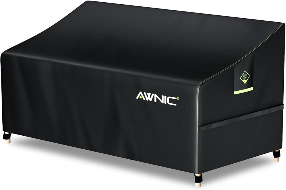 AWNIC Garden Furniture Cover 2-Seater Waterproof Outdoor Rattan Sofa