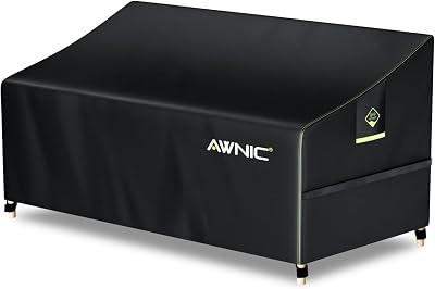 AWNIC Garden Furniture Cover 2-Seater Waterproof Outdoor Rattan Sofa