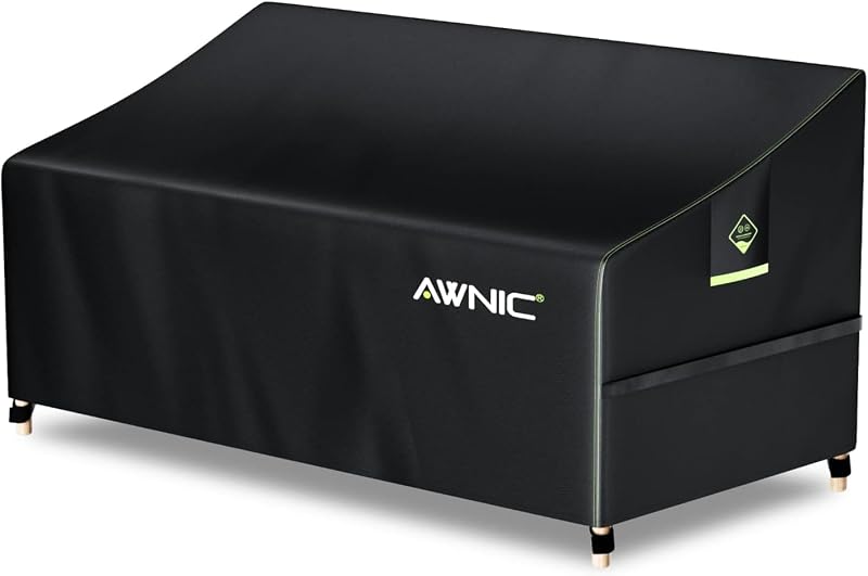 AWNIC Garden Furniture Cover 2-Seater Waterproof Outdoor Rattan Sofa