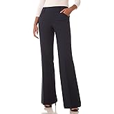 Rekucci Women's Smart Stretch Desk to Dinner Wide Leg Pull-On Pant