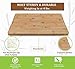 EXTRA LARGE Bamboo Cutting Board w/Handles and Juice Grooves | Free Non-slip Grips |Wooden Chopping Board for Meat (Butcher Block), Vegetables, Fruit | Perfect Serving Board (18 x 12