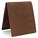Men's Leather RFID Blocking Slim Fold Wallet Coin Pocket Bifold Wallet