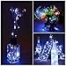 LXS Bottle Lights Battery Powered,10 LED Silvery Copper Wire Wine Lights,Mini Cork Lights String for DIY Christmas Party Wedding Centerpiece or Table Decoration,9 Pack(Pure White)