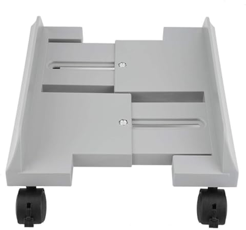 Caja de la computadora del soporte del sostenedor del soporte, caja de la computadora extraíble sostenedor del soporte del soporte de sobremesa unidad central de almacenamiento en rack con freno (# 1)