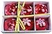 Sleetly Shatterproof Christmas Ornaments, Snowflake Balls, Set of 12
