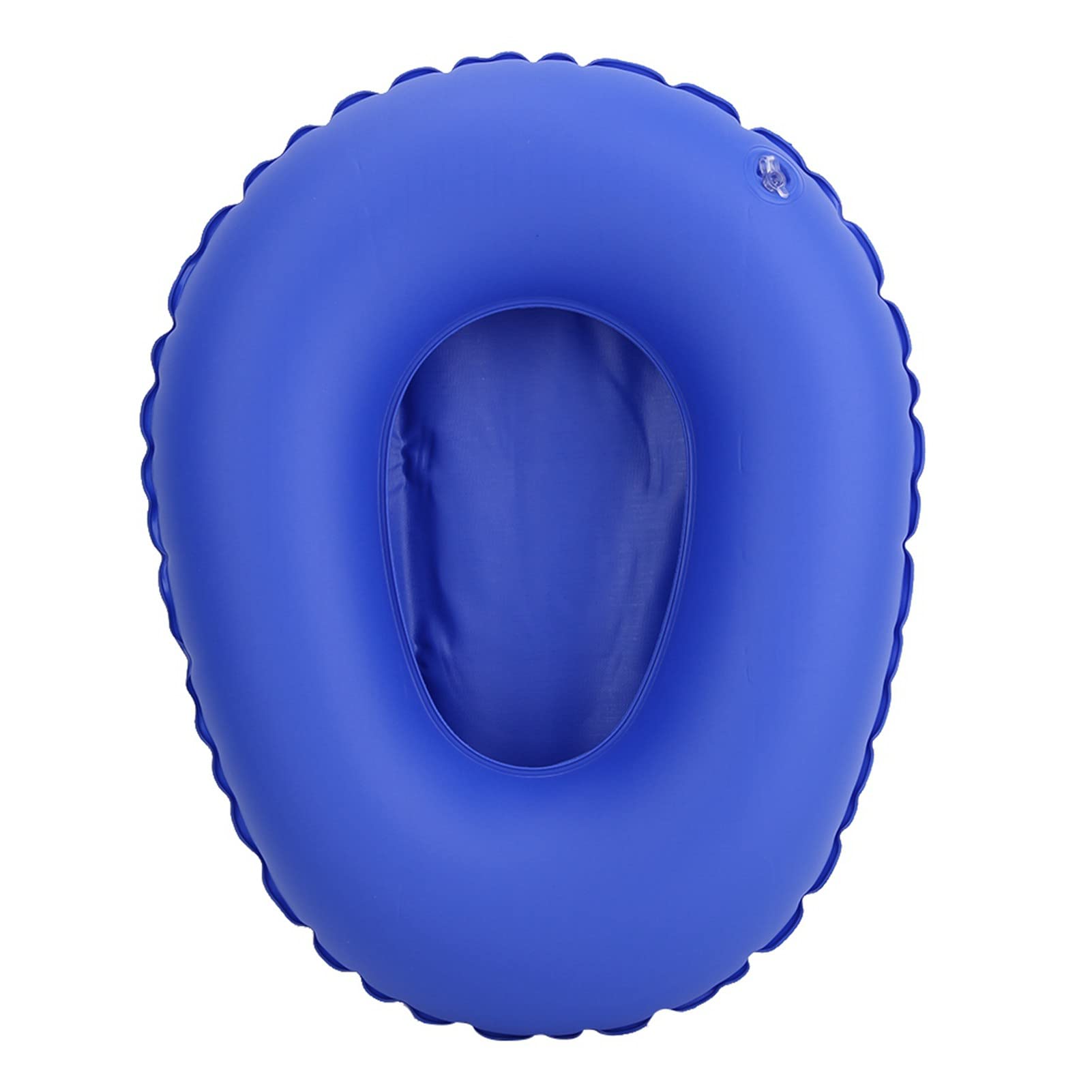 HERCHR Medical Bed Pan Inflatable Anti-Pressure Sore Toilet Urinal for Elderly Bedridden People PU Blue