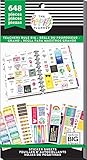 me & my BIG ideas Sticker Value Pack for Big Planner - The Happy Planner Scrapbooking Supplies - Teachers Rule Theme - Multi-Color - Great for Projects & Albums - 30 Sheets, 648 Stickers Total