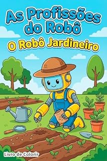 Livro As Profissões do Robô: O Robô Jardineiro