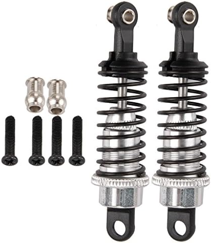 Yiguo 2pcs Shock Absorber A580018 for 1:18 WL A949 A959 A969 A979 K929 Upgrade Parts Silver