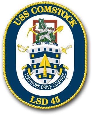 US Navy Ship USS Comstock LSD-45 Decal Sticker 3.8"