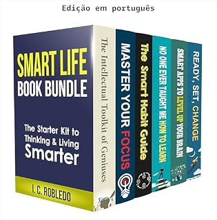 Livro Vida inteligente: coleção de livros (Livros 1-6) (Ferramentas intelectuais: guias de genialidade, truques de memória e maestria cognitiva)