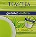 Teas' Tea Green Tea Plus Matcha Single Serve Cups (Pack of 12) Organic Zero Calories, Sugar Free