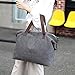 Sanxiner Top Handle Handbag Tote Bag Canvas Crossbody Bags for Women (Gray)