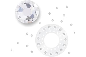 blinger® Shimmer Crystal Refill Pack – as seen on Shark Tank | 5 Discs – 75 Precision-Cut Glass Crystals | Hair-Safe Accessories | Styling Tool Not Included| Crystal 5 mm